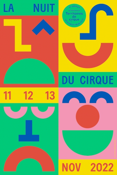 Affiche de la nuit du cirque 2022