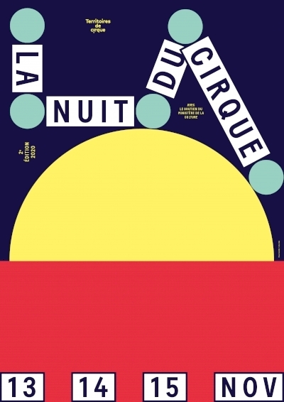 Affiche de la nuit du cirque 2020
